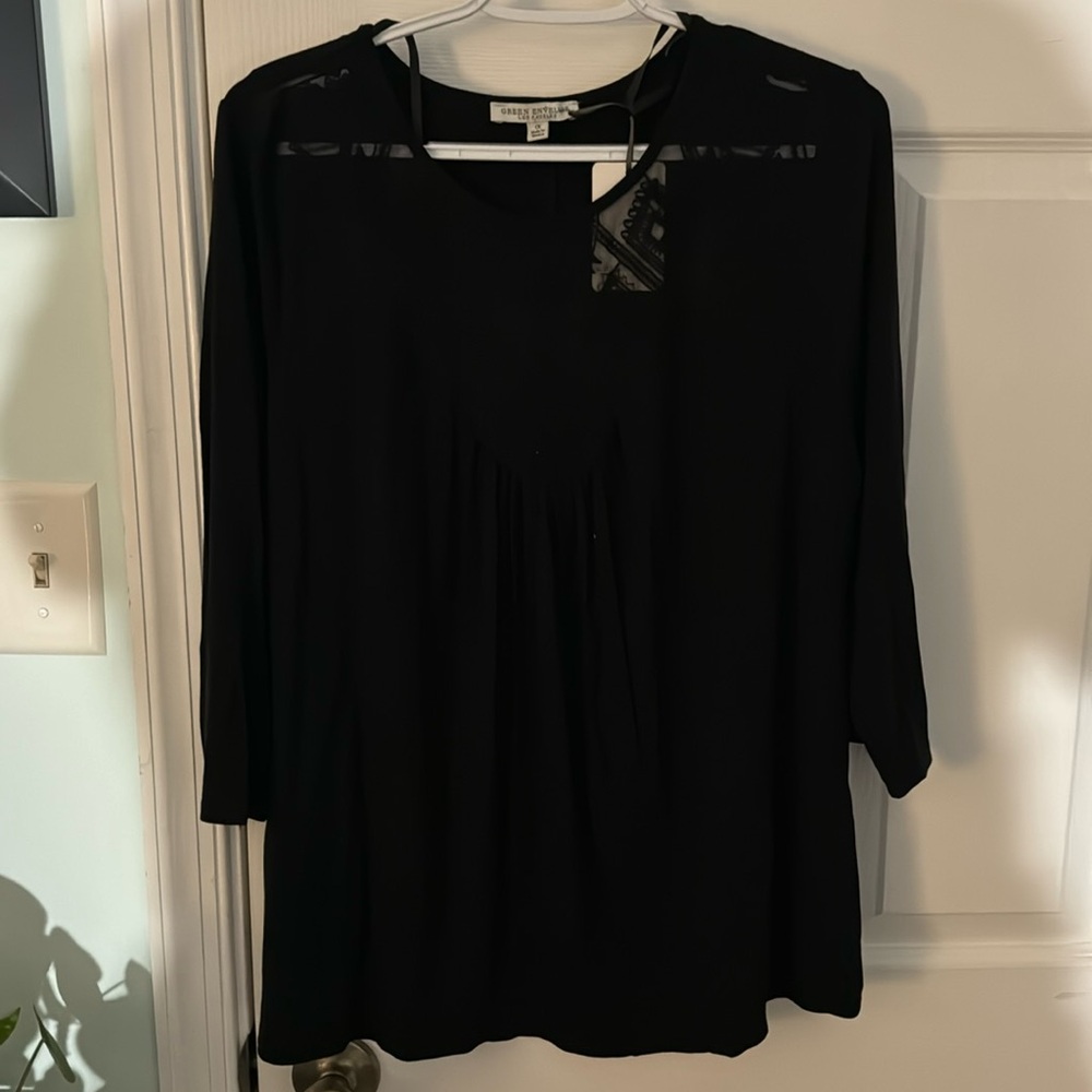 GREEN ENVELOPE WOMENS SHIRT